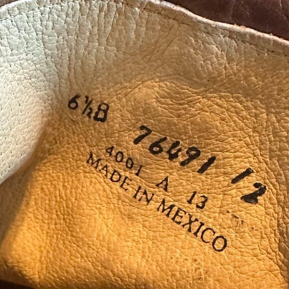 Frye Phillip Studded Harness Boots Booties Short Brown Leather Size 6.5 Women's - Picture 14 of 15